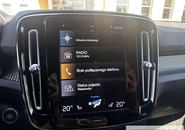Volvo XC 40 cena 149900 przebieg: 28000, rok produkcji 2021 z Racibórz małe 466